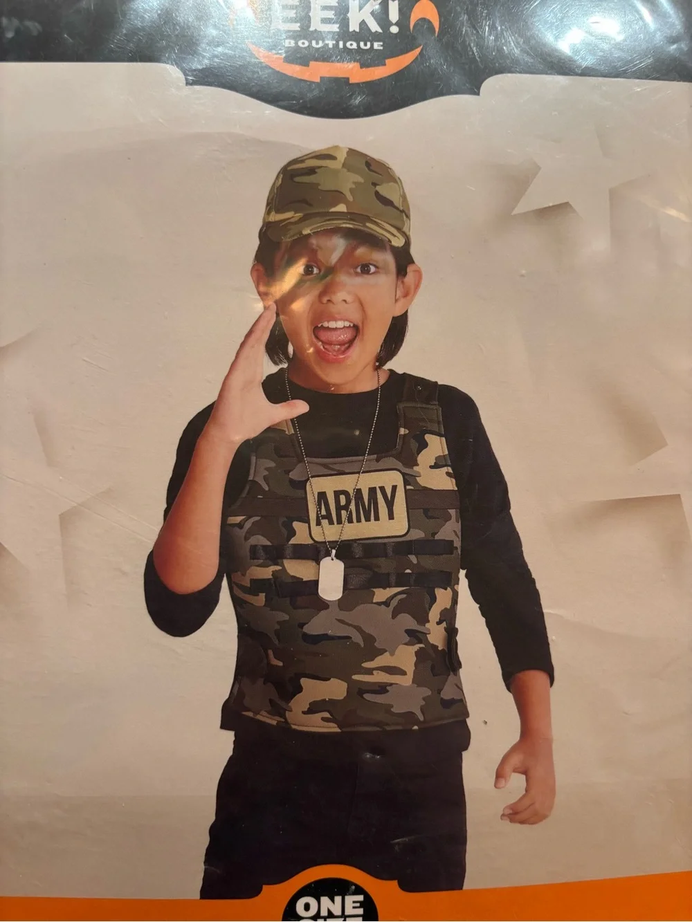 Hyde and Eek! Boutique soldier Army costume kit